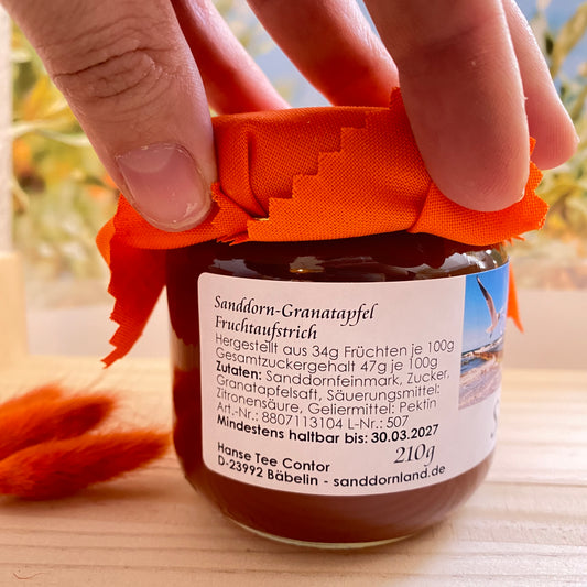 Sanddorn Granatapfel Fruchtaufstrich -Seewind- 210g