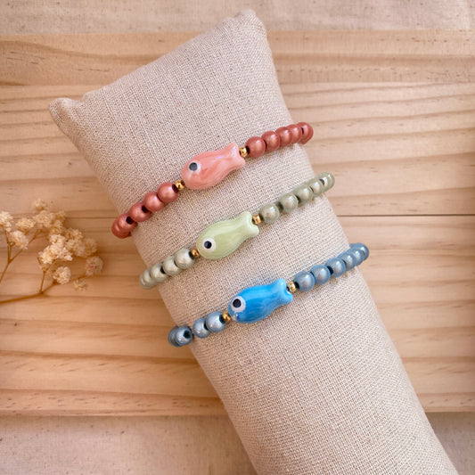 Armband elast. Fisch Zauberperle