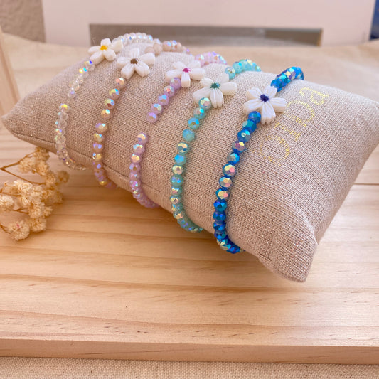 Armband elast. Gänseblümchen