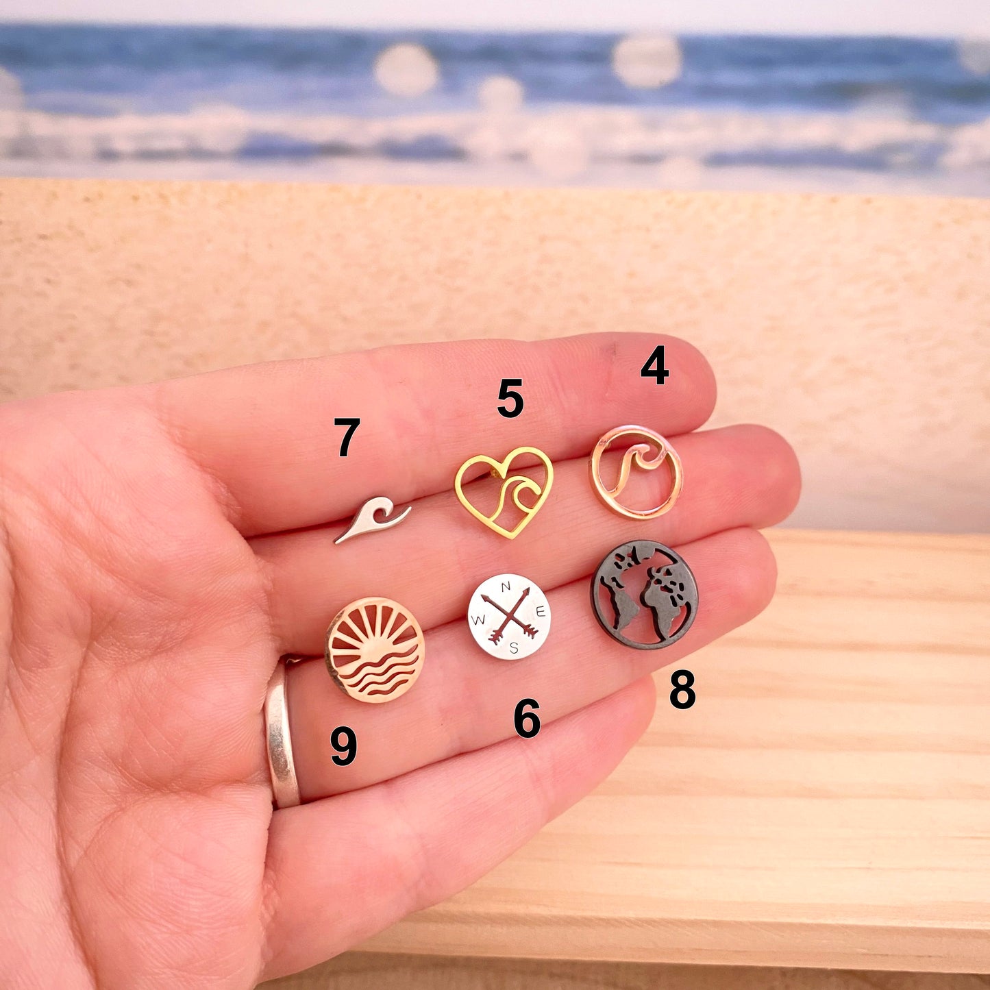 Ohrstecker Edelstahl -Die W‘s-