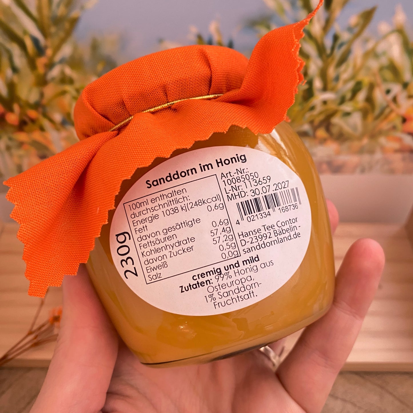 Sanddorn im Honig 230g