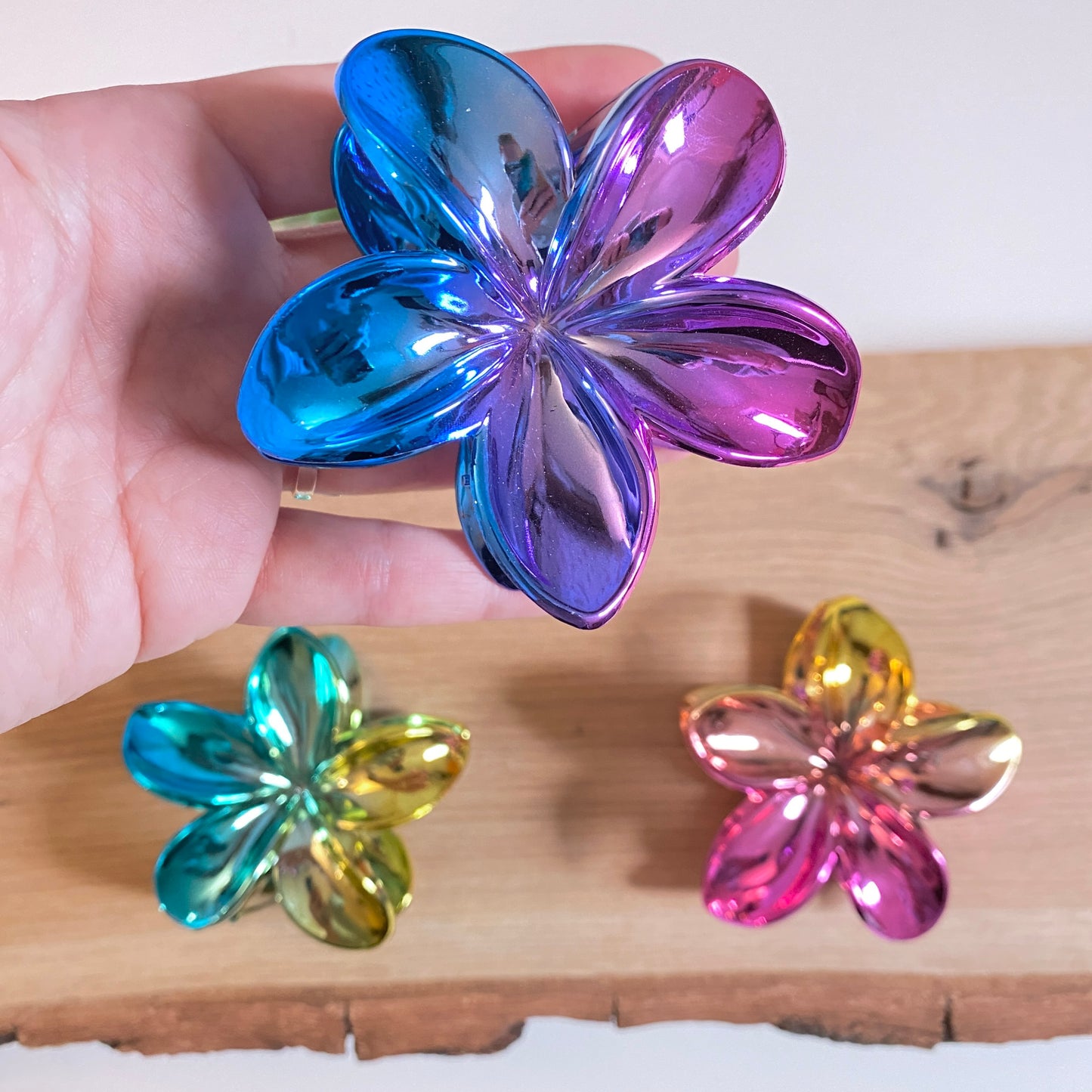 Haarklammer Flower -Space-