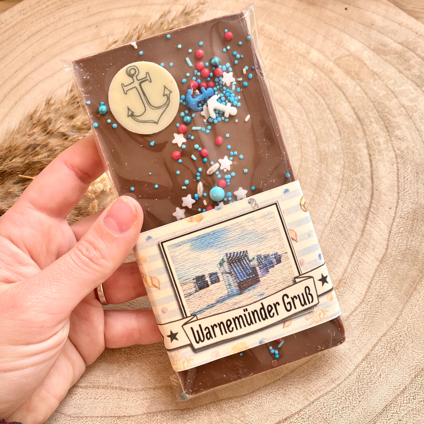 Schokolade Vollmilch -Warnemünder Gruß-