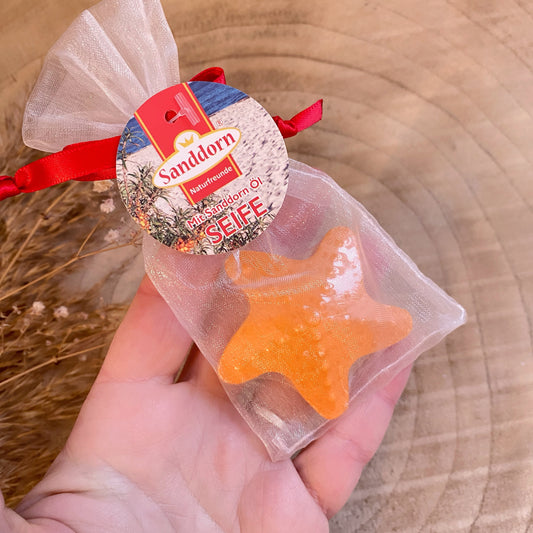 Seife -Seestern mit Sanddorn Öl-