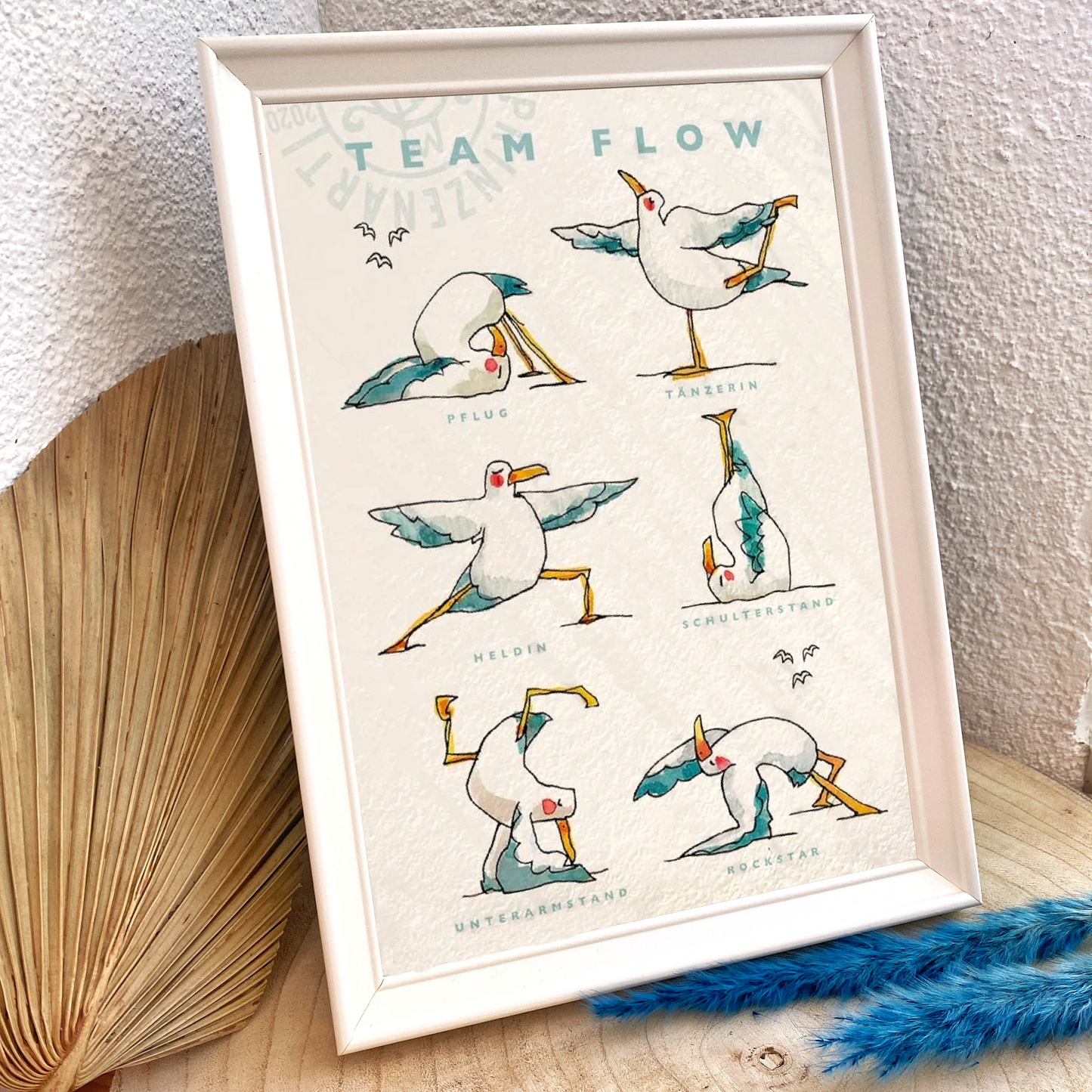 Kunstdruck A4 -Bin im Flow-