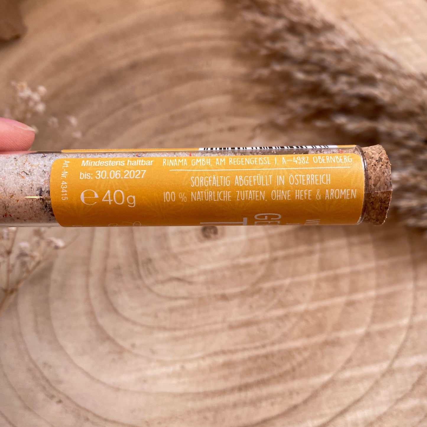 Gewürz im Reagenzglas -Wie schön, du hast Geburtstag-