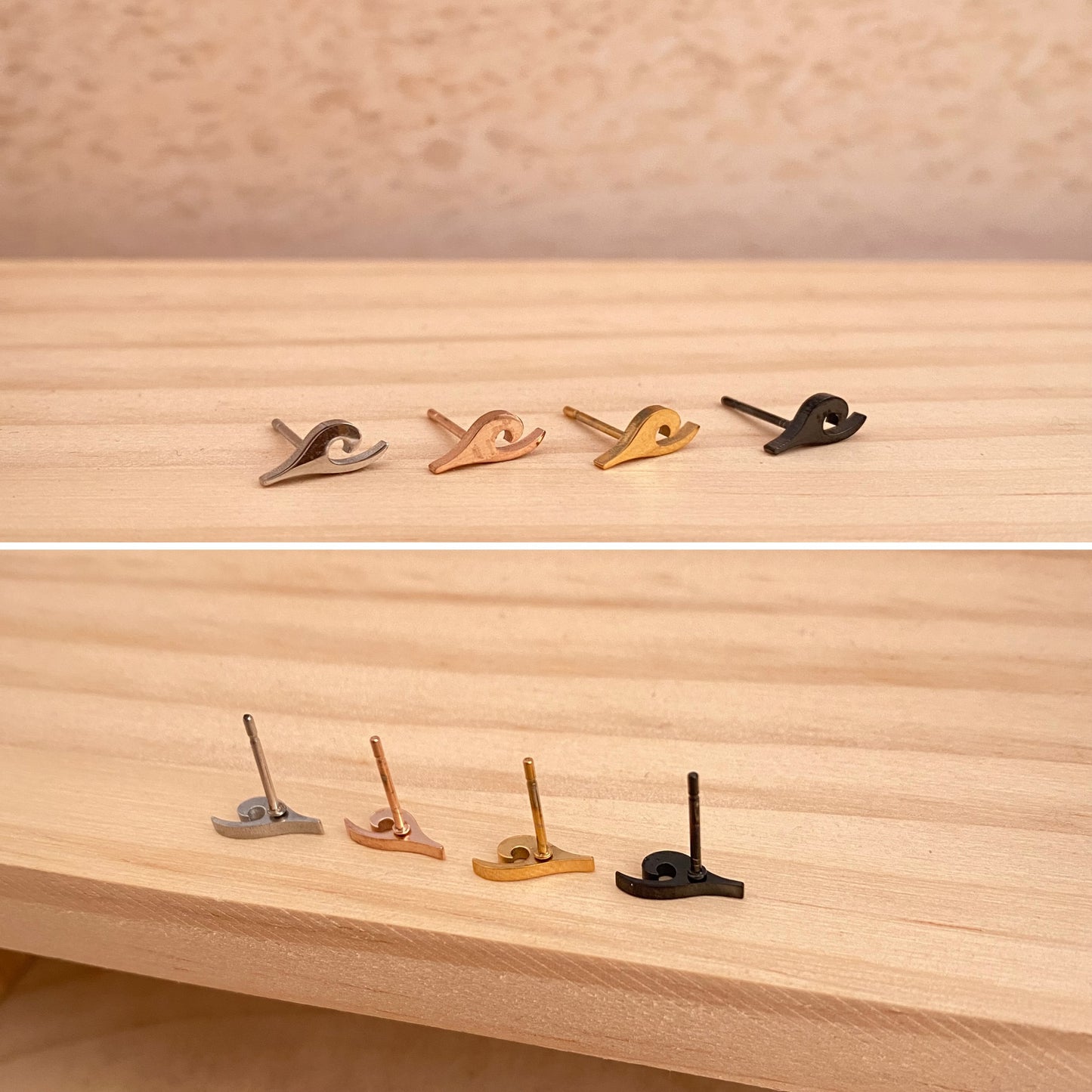 Ohrstecker Edelstahl -Die W‘s-