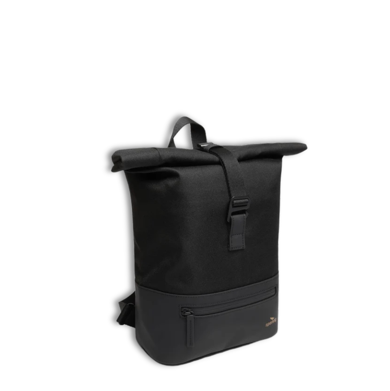 Rucksack Mini Sperling Rolltop Tiny *Schwarz/Schwarz*