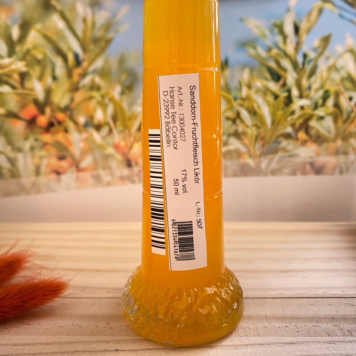 Sanddorn Fruchtfleisch Likör -Leuchtturm- 50ml