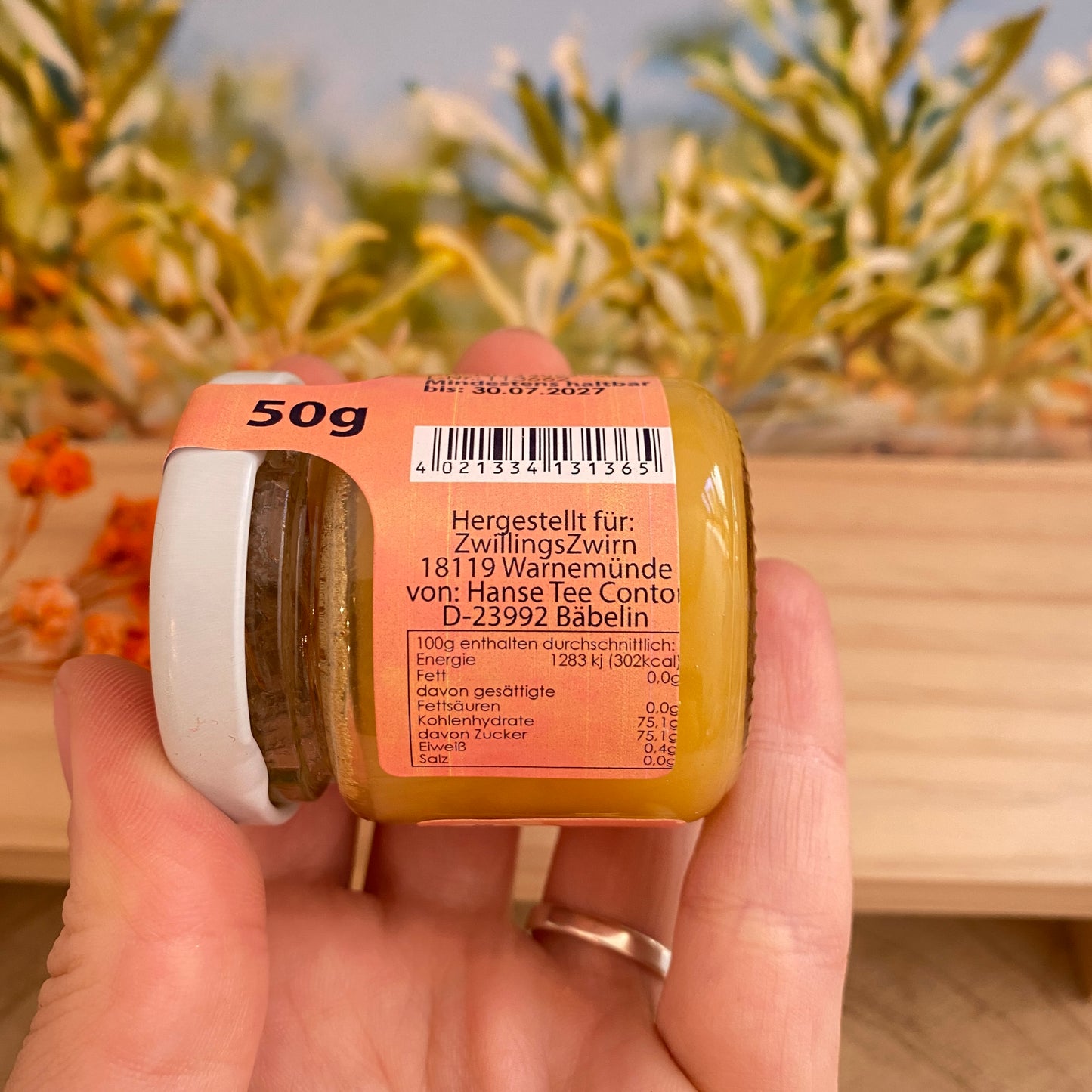 Sanddorn im Honig -Probiergröße- 50g