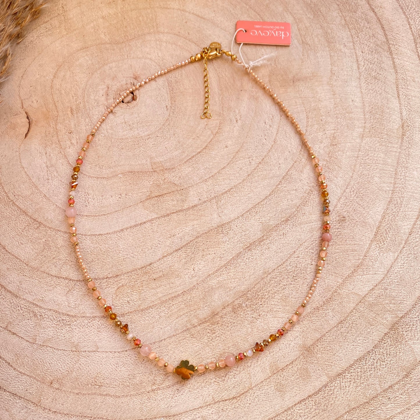 Kleeblatt Apricot/Altrosa