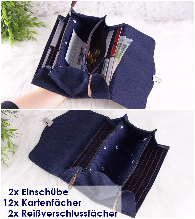 Klapp Portemonnaie *Wunschtasche*