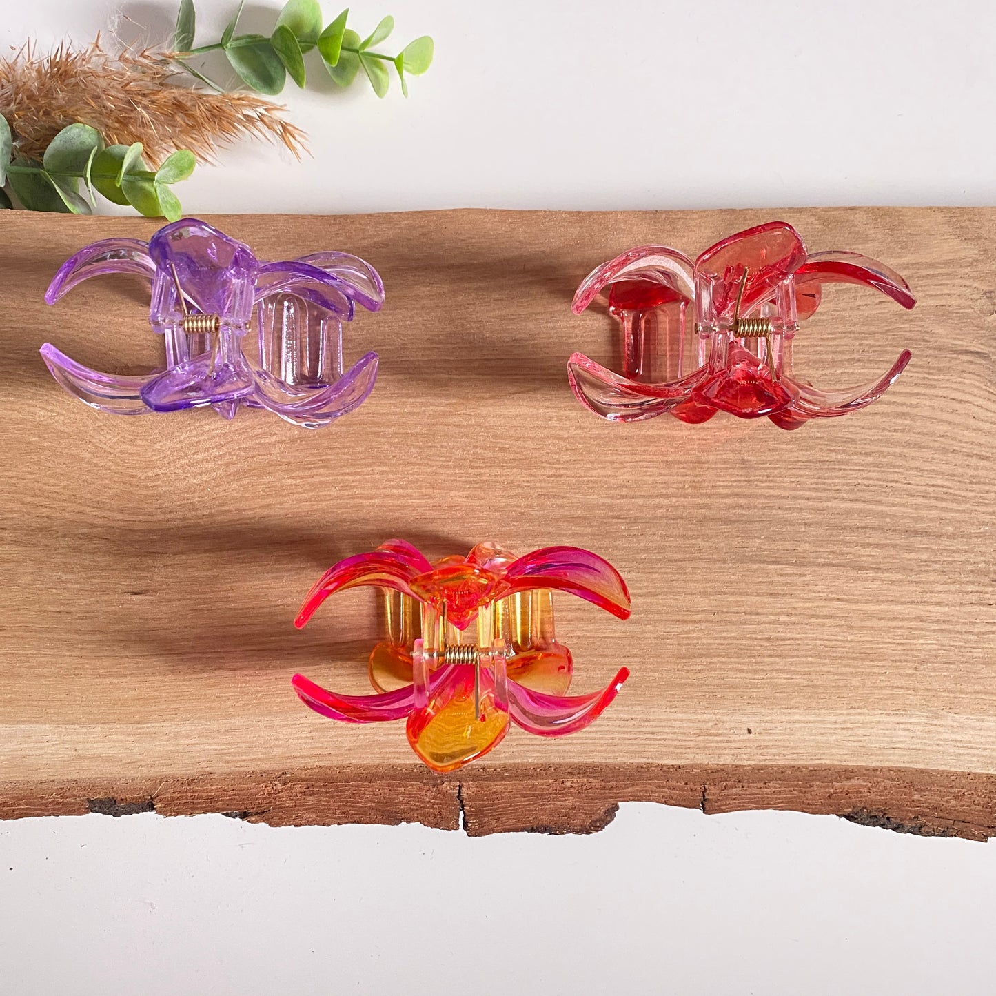 Haarklammer Flower -Verlauf-