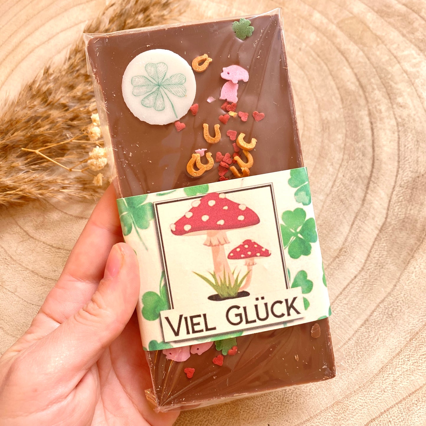 Schokolade Vollmilch -Viel Glück-
