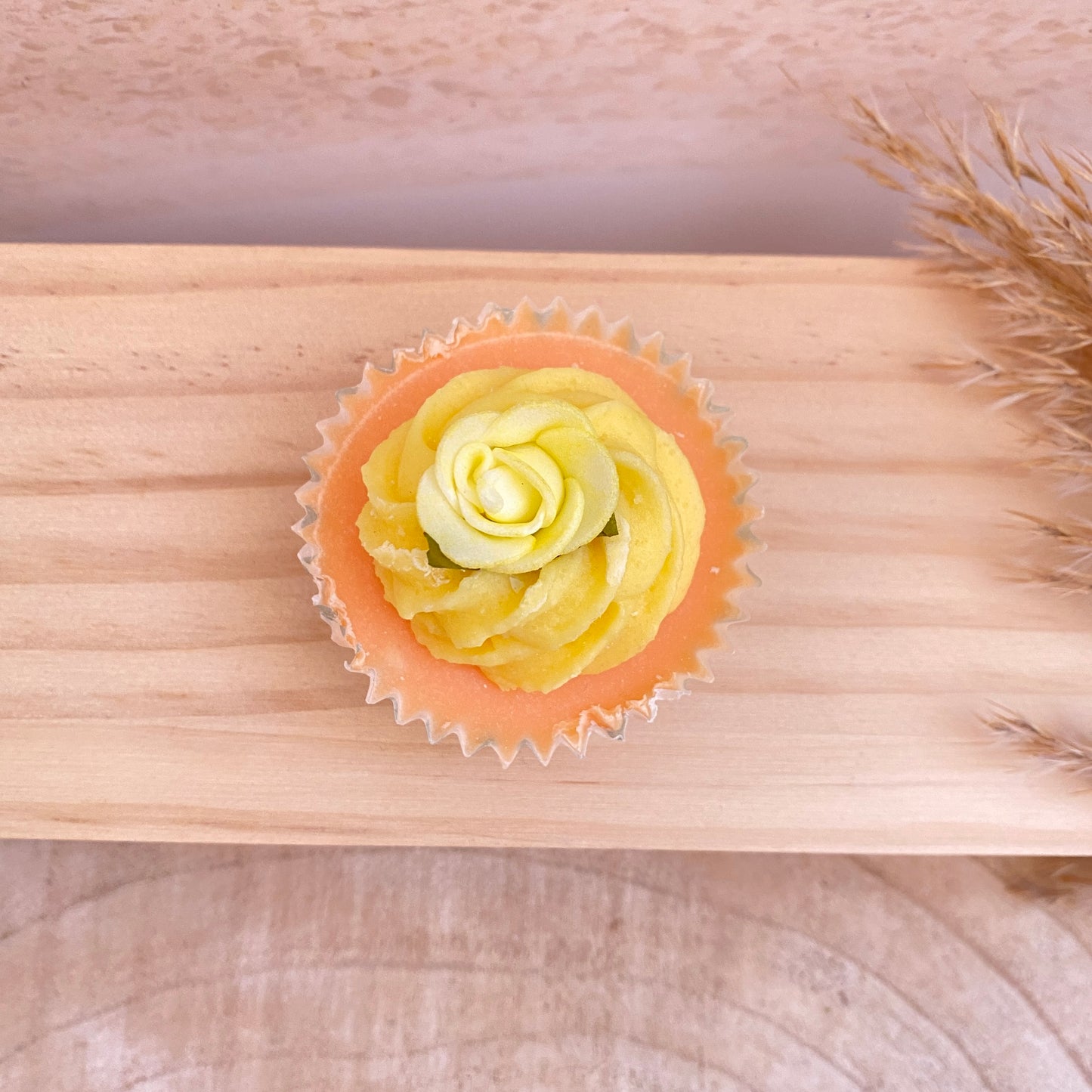 Badezusatz -Cupcake Gelb-