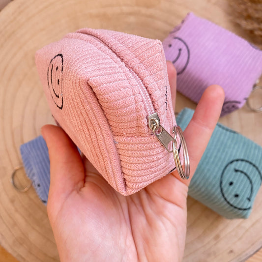 Täschchen Cord -Smiley-