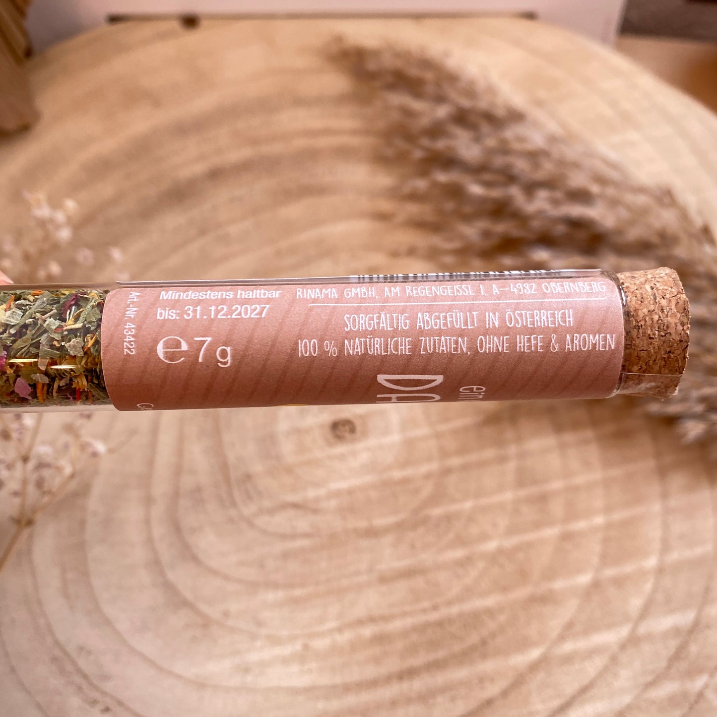 Gewürz im Reagenzglas -ein kleines Danke-