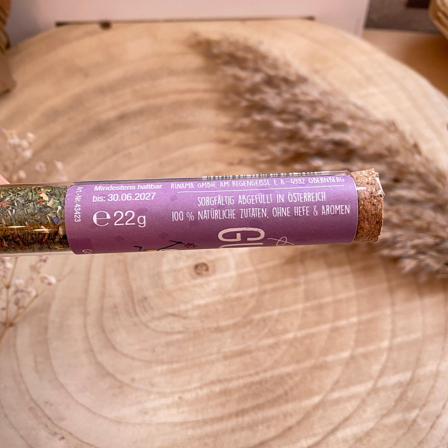 Gewürz im Reagenzglas -Alles Gute-