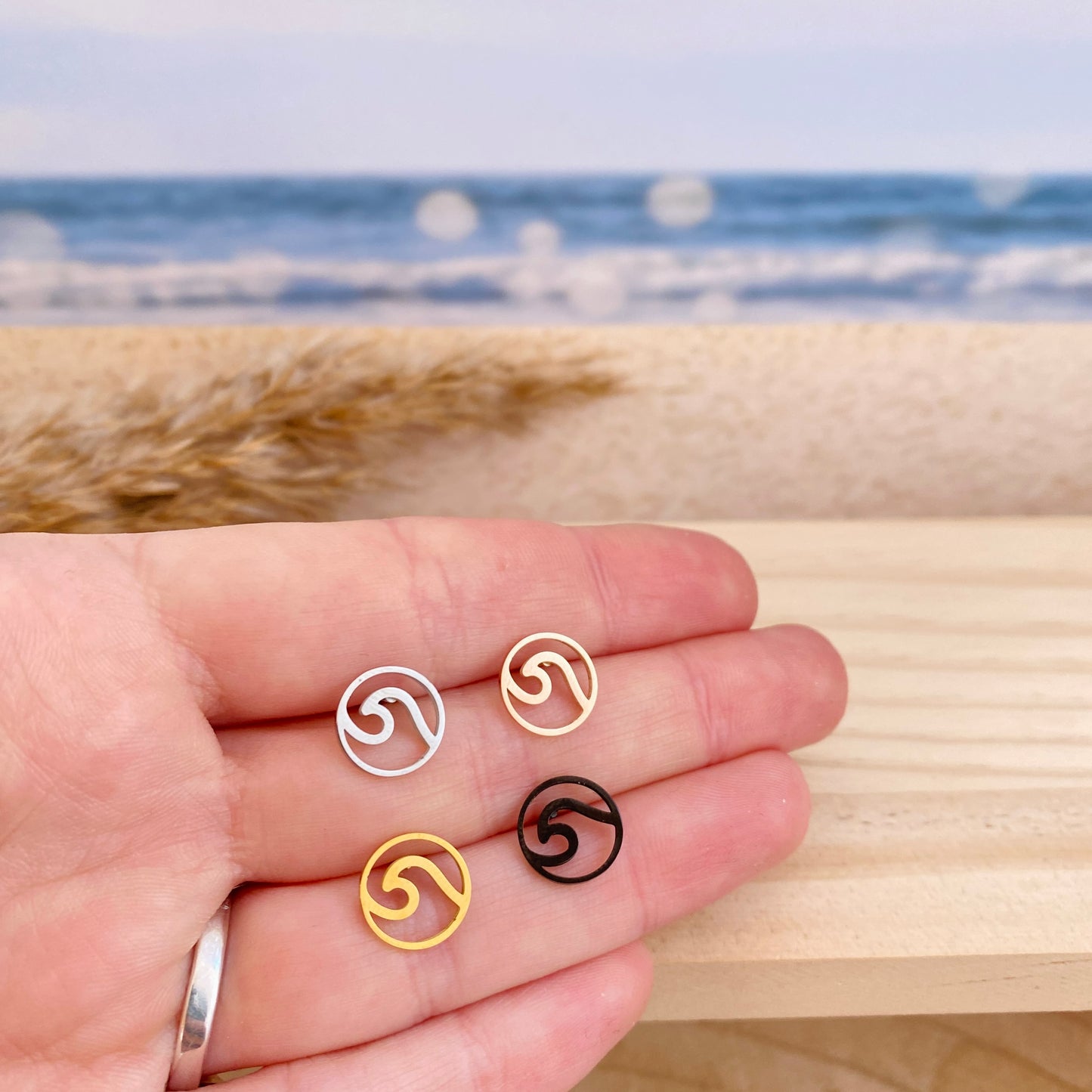 Ohrstecker Edelstahl -Welle-