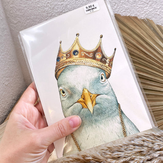 Kunstdruck 13x18 -König der Möwen-