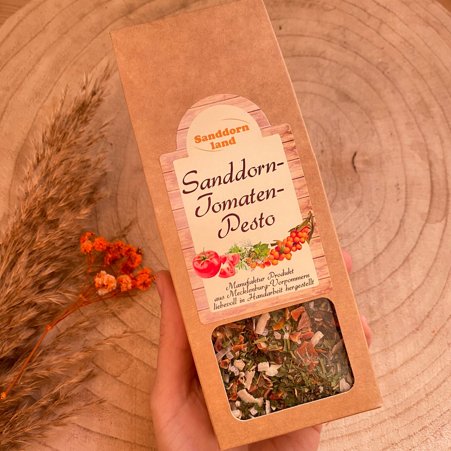 Sanddorn Tomate Pesto