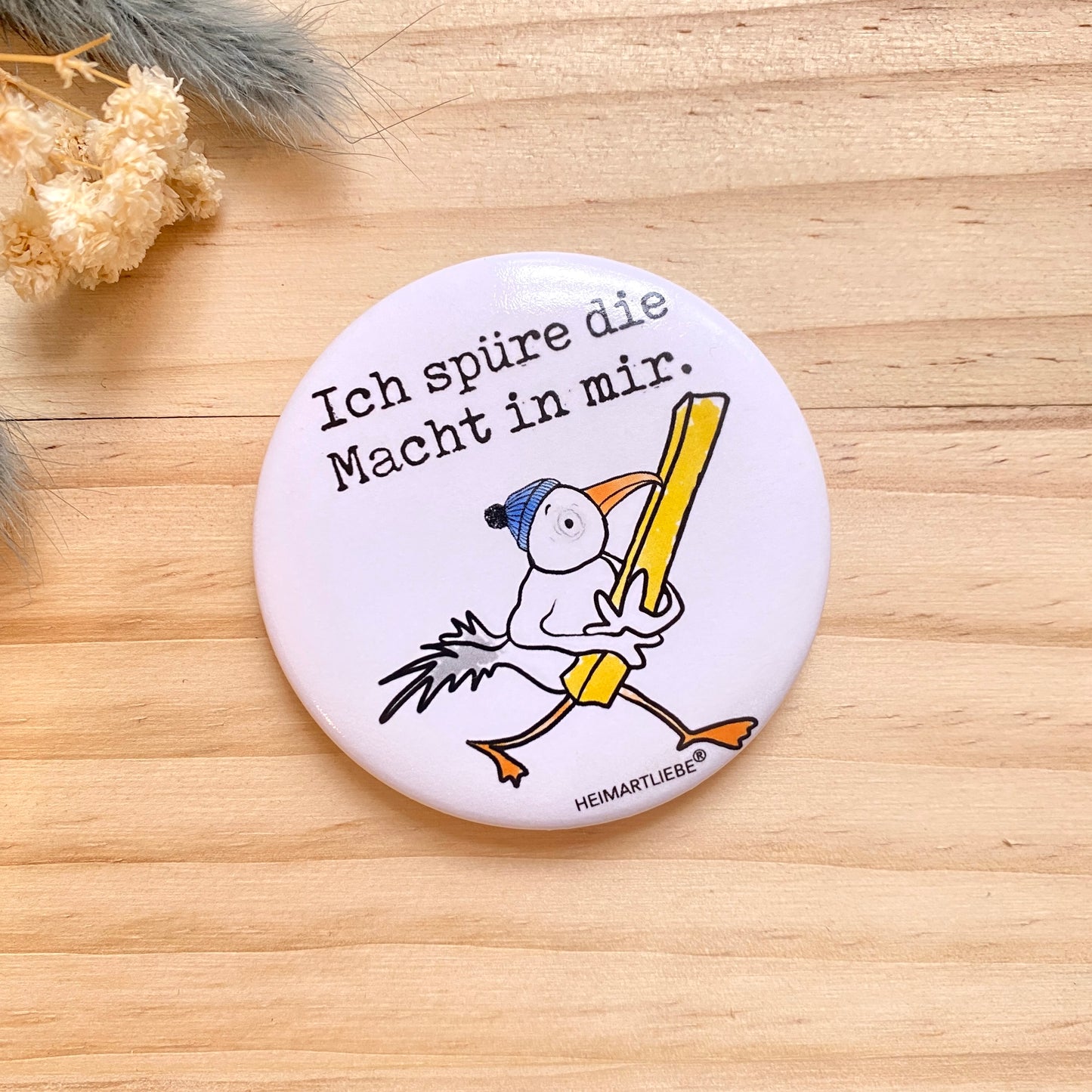 Flaschenöffner/Magnet -Möwen Macht-