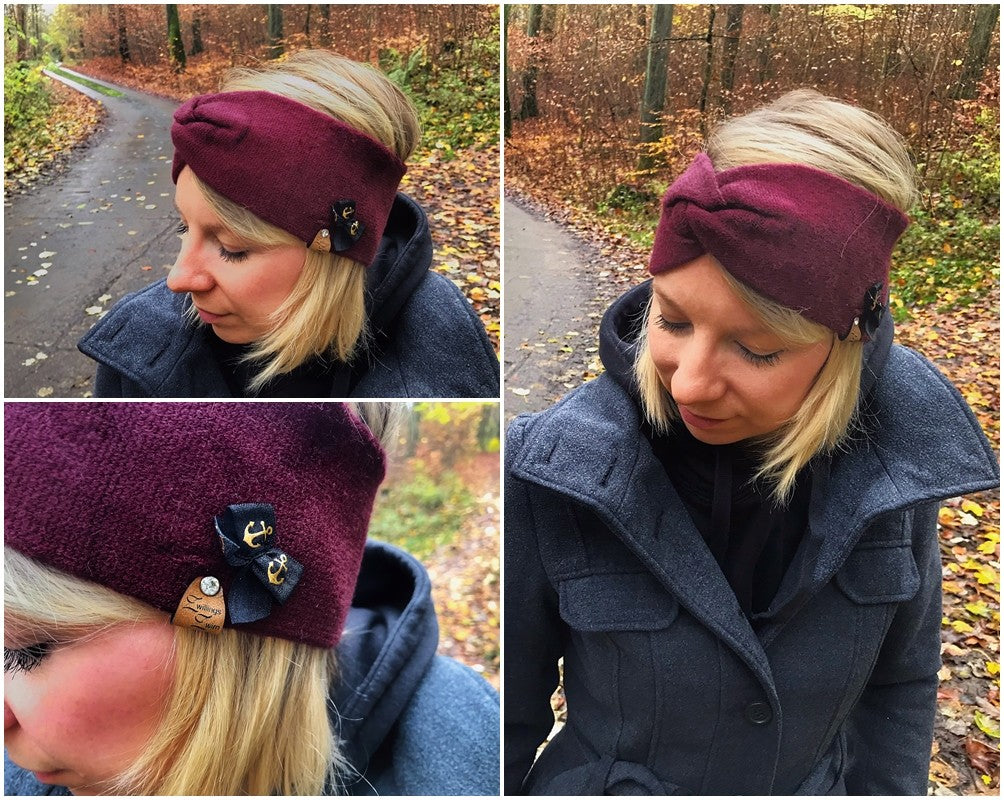 Stirnband Knoten -Anker-