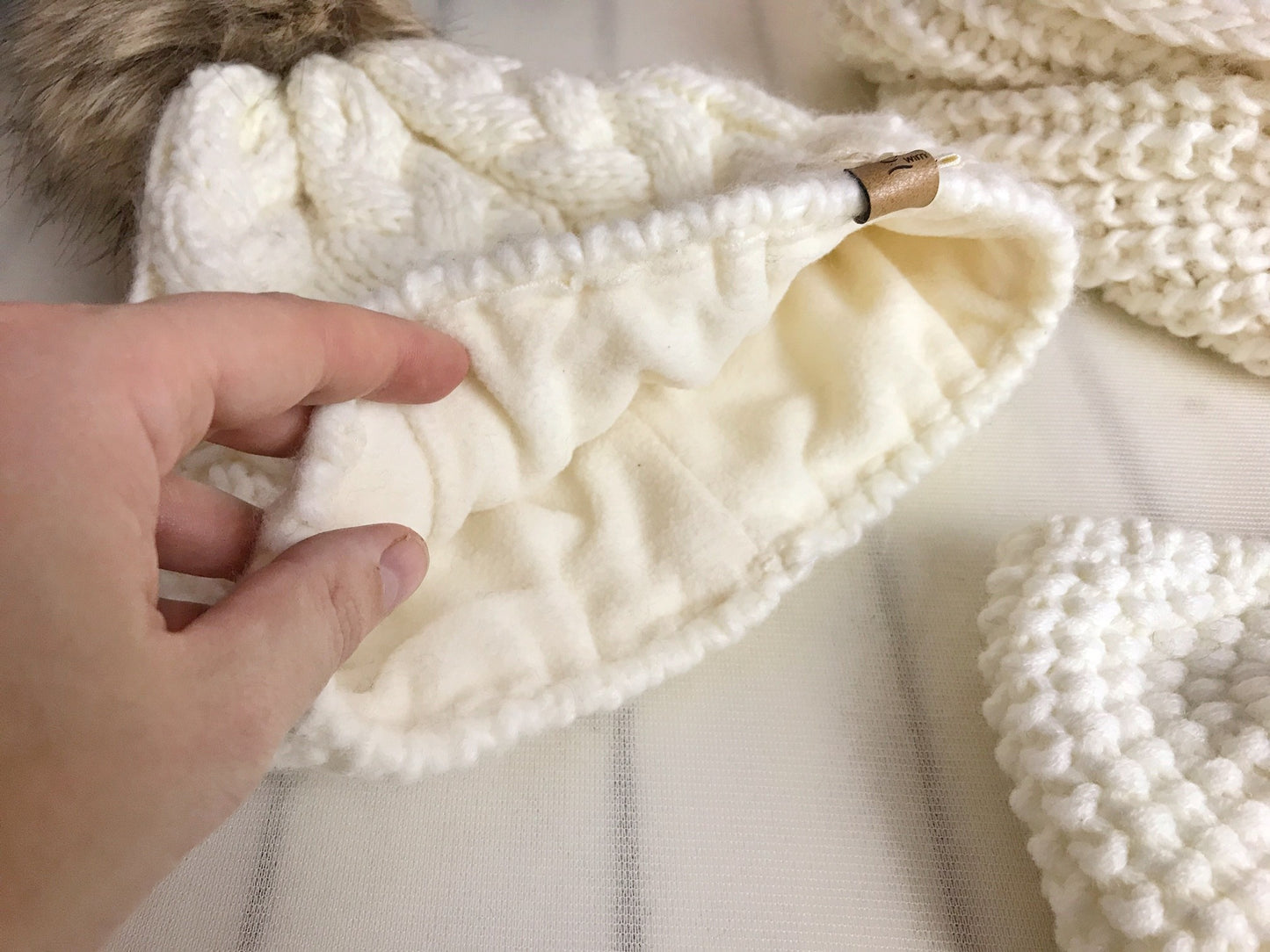 Strickware Creme -Anker-