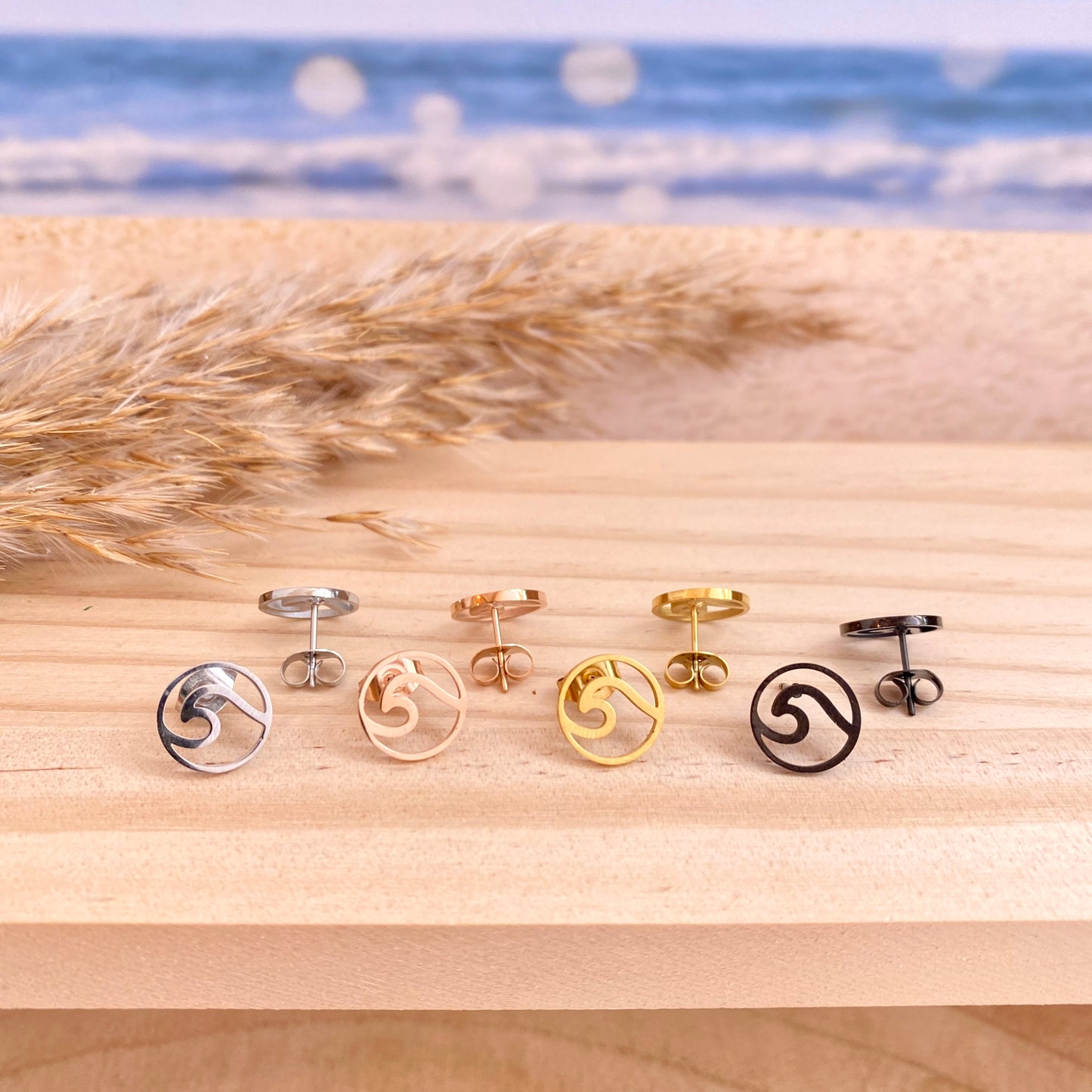 Ohrstecker Edelstahl -Welle-