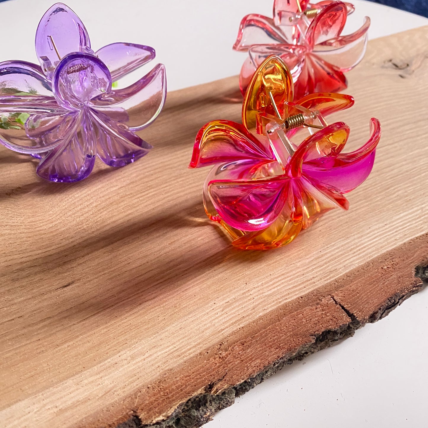 Haarklammer Flower -Verlauf-