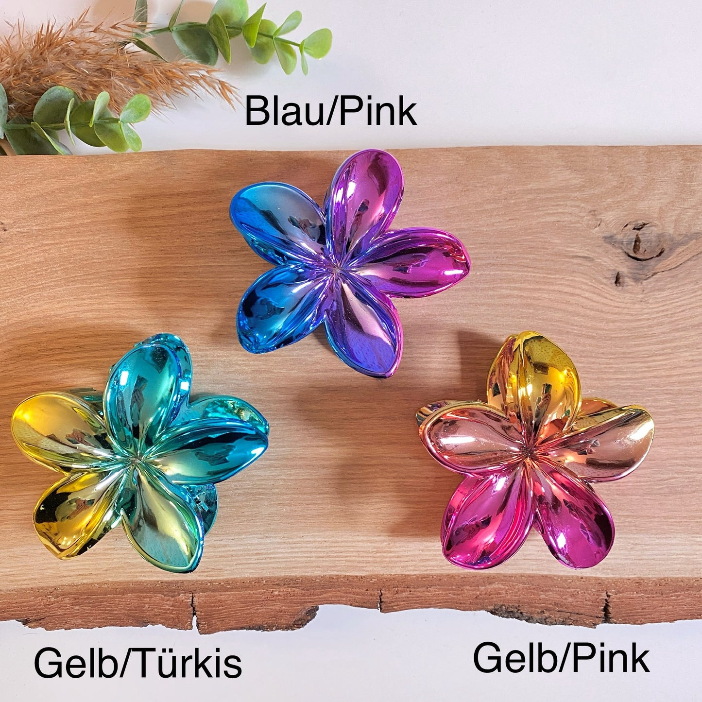 Haarklammer Flower -Space-