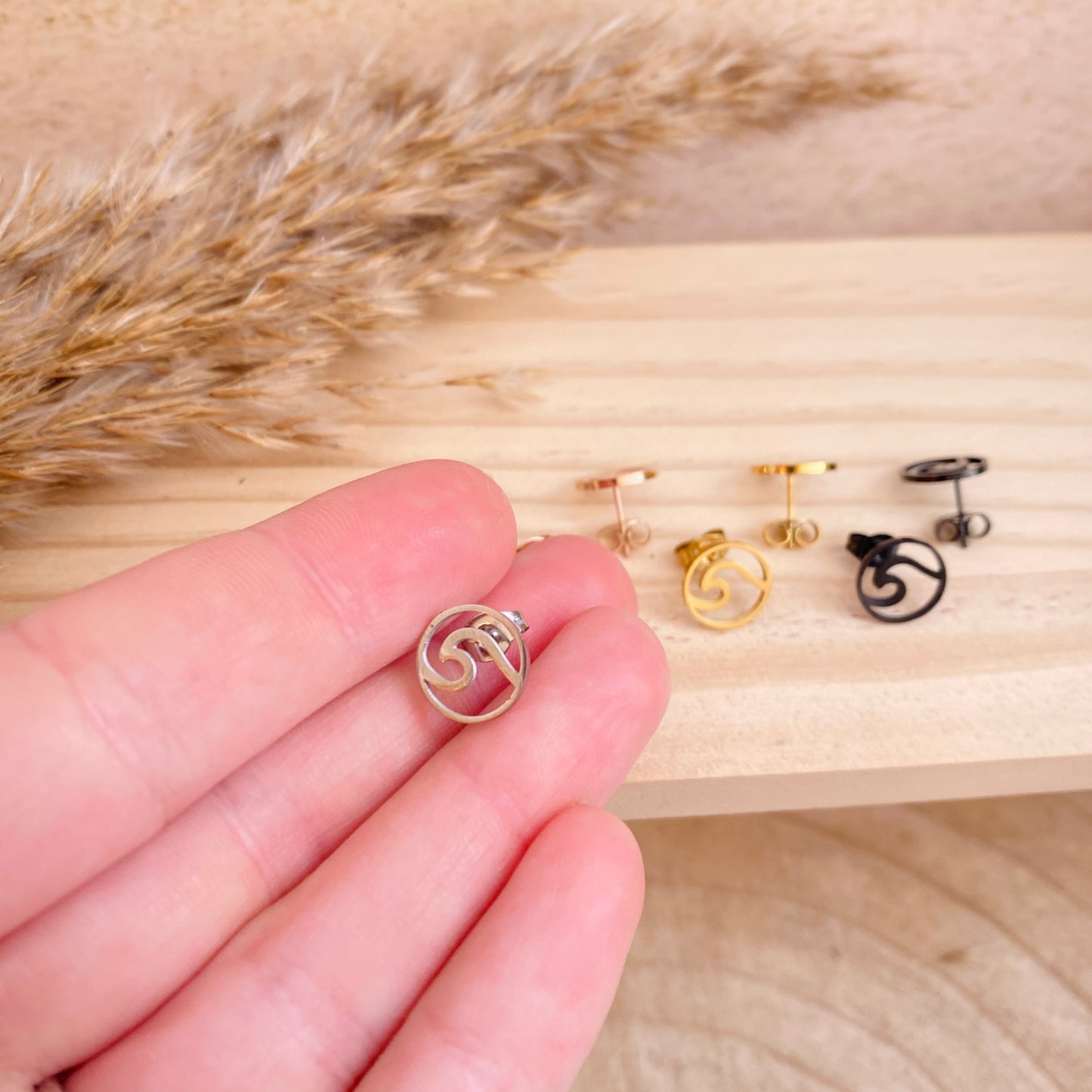 Ohrstecker Edelstahl -Welle-