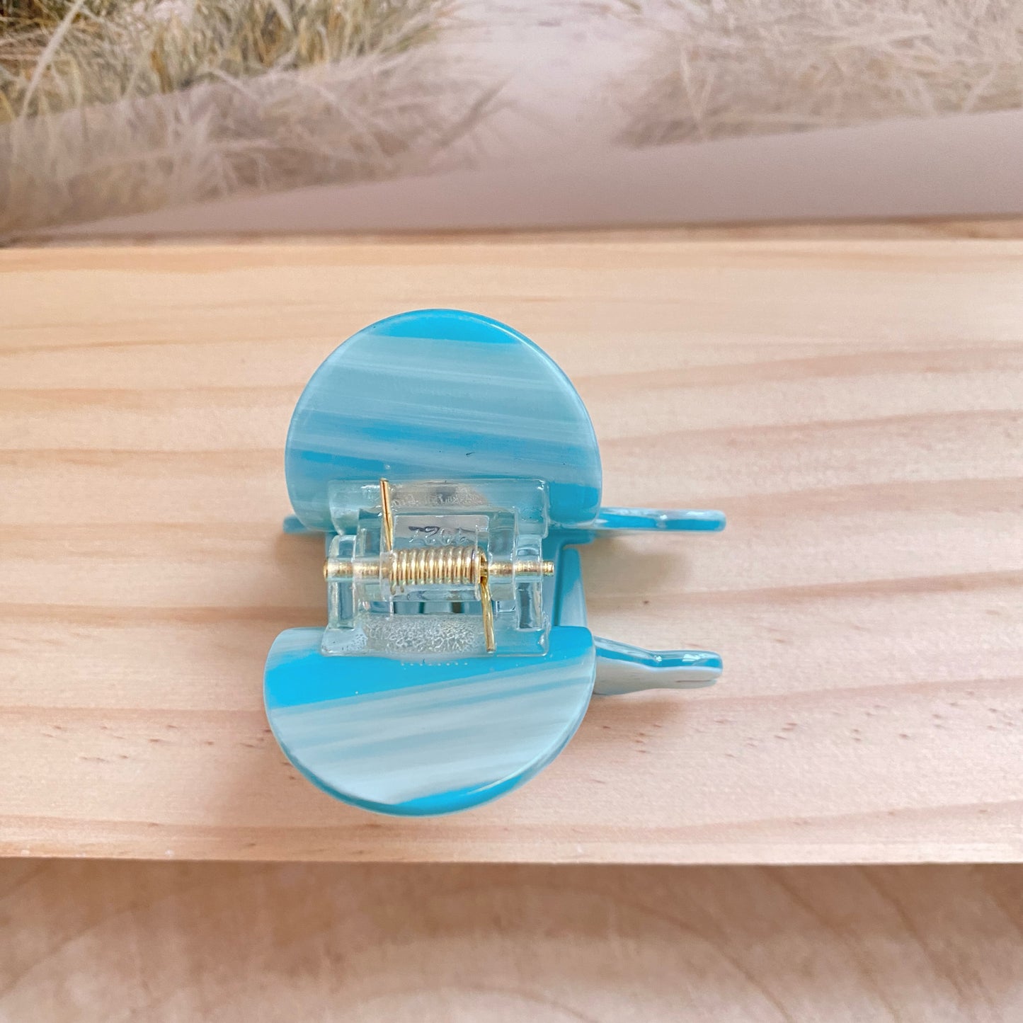 Haarklammer Robbe -Blau-