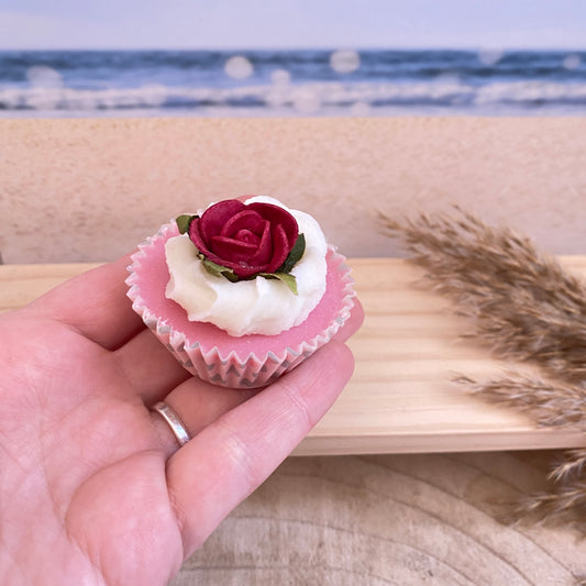 Badezusatz -Cupcake Rot-