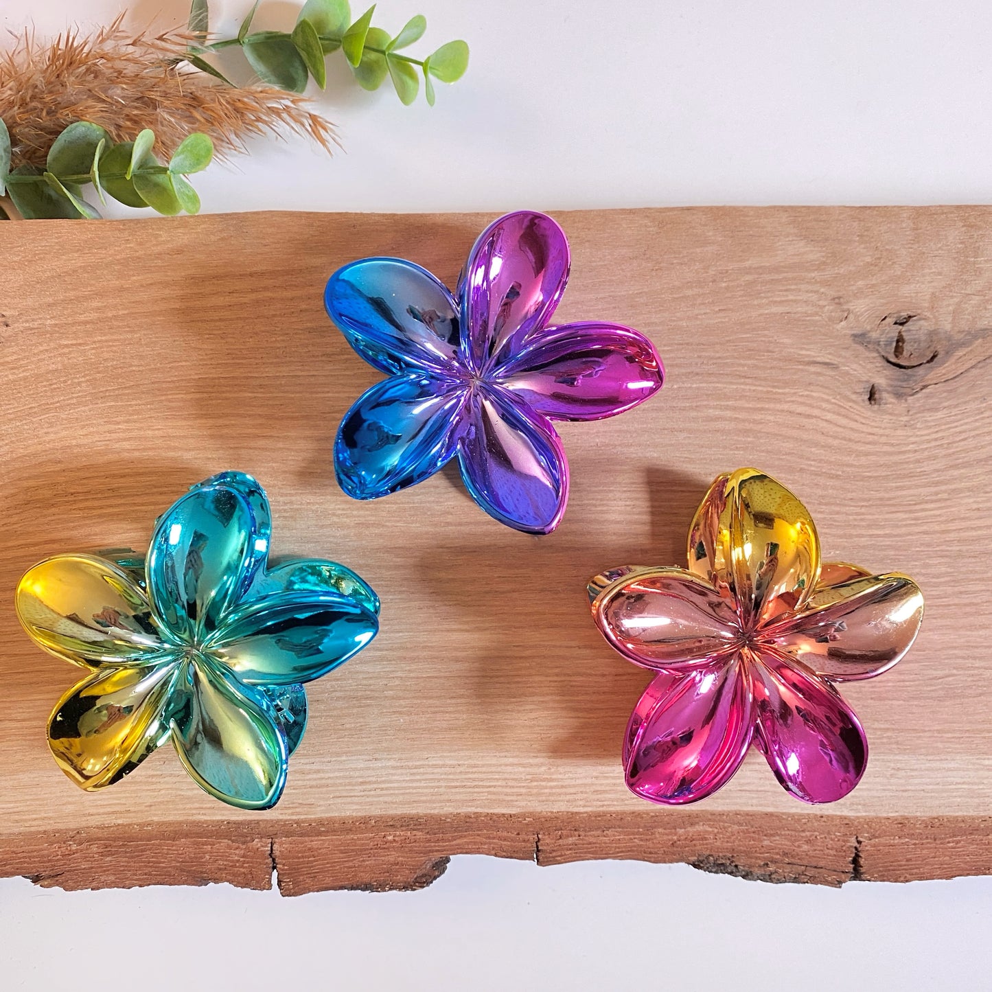 Haarklammer Flower -Space-