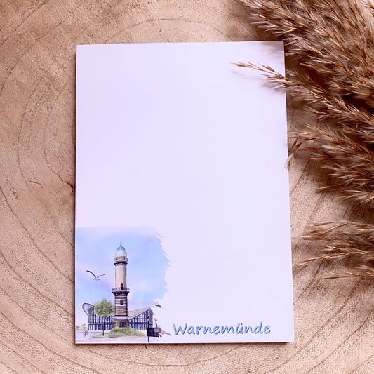 Notizblock A6 -Warnemünde-
