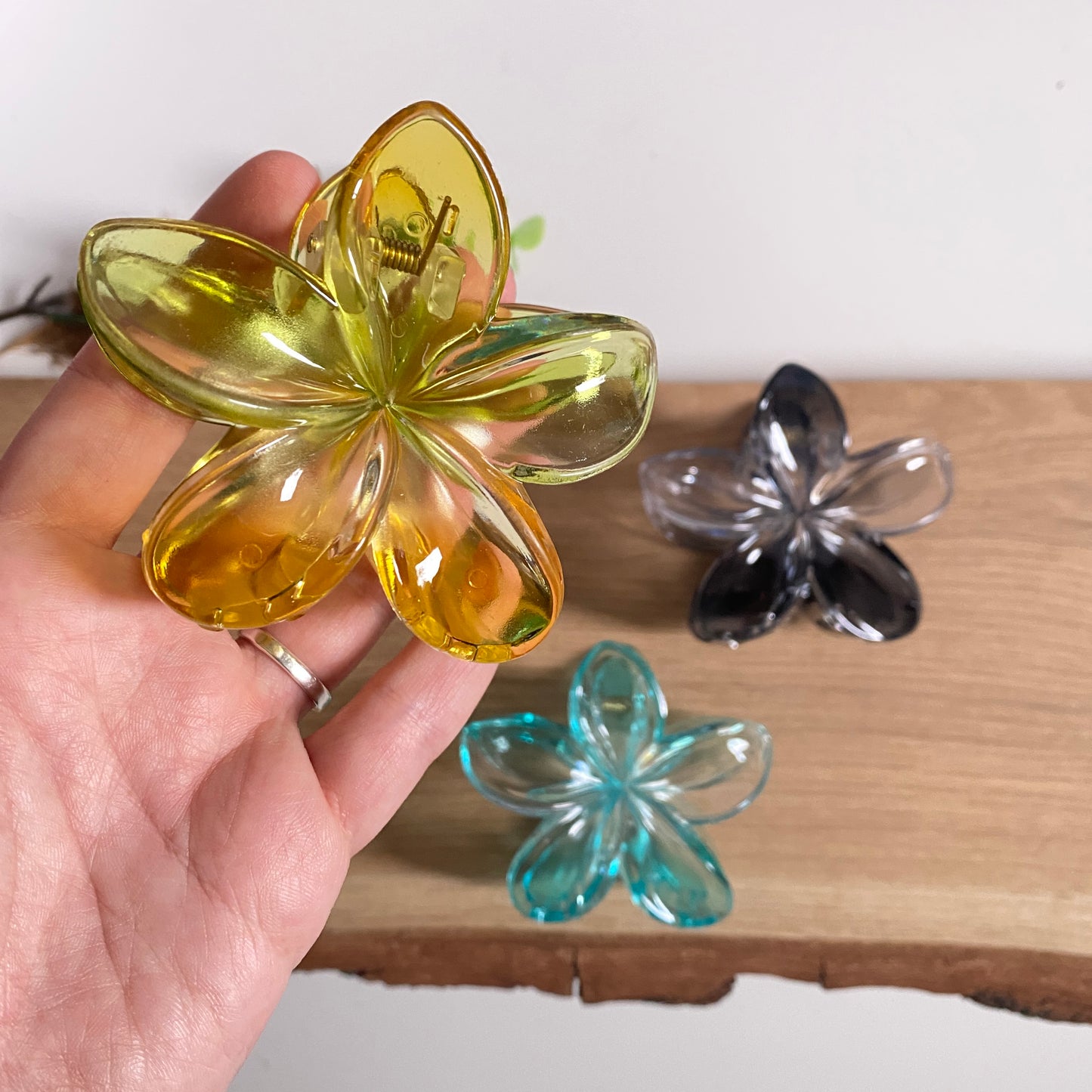 Haarklammer Flower -Verlauf-