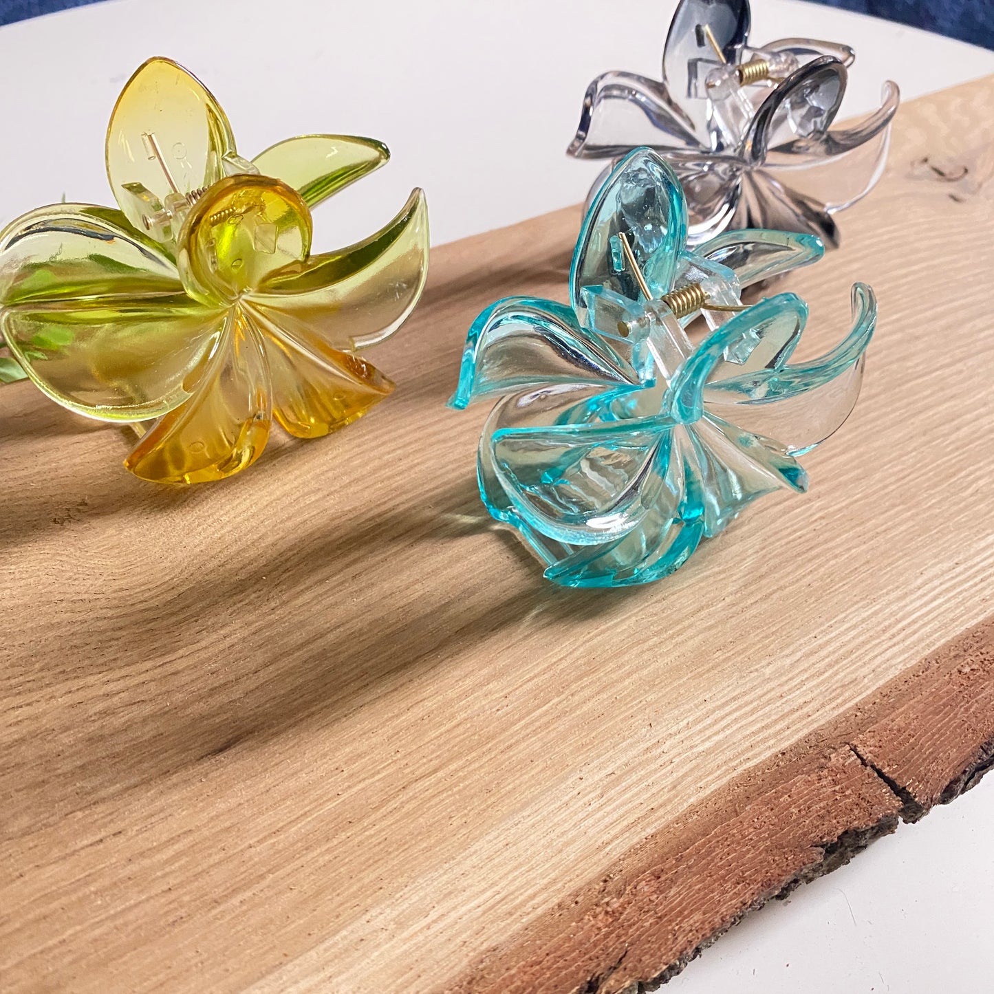 Haarklammer Flower -Verlauf-