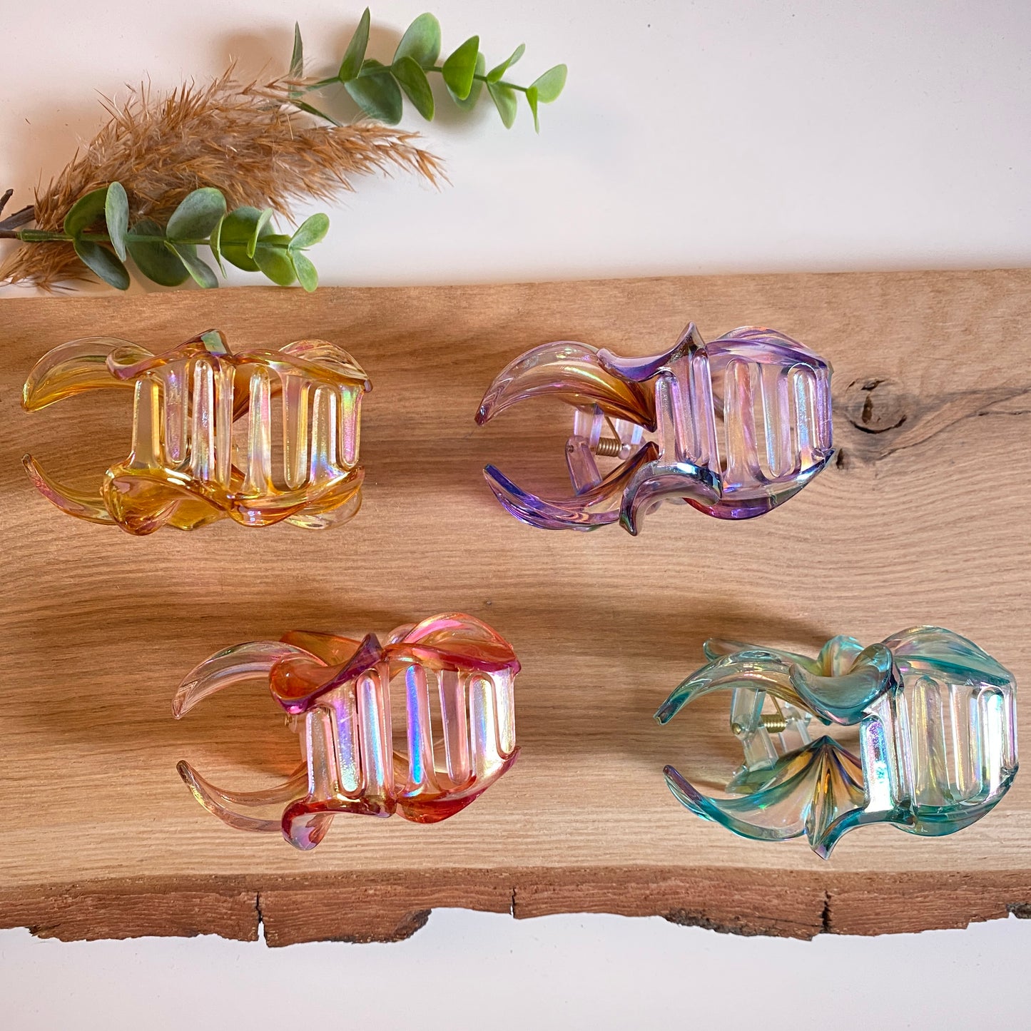 Haarklammer Flower -Glaze-