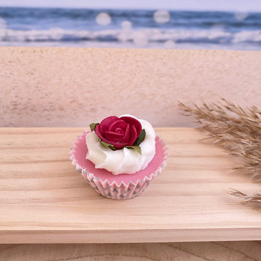 Badezusatz -Cupcake Rot-