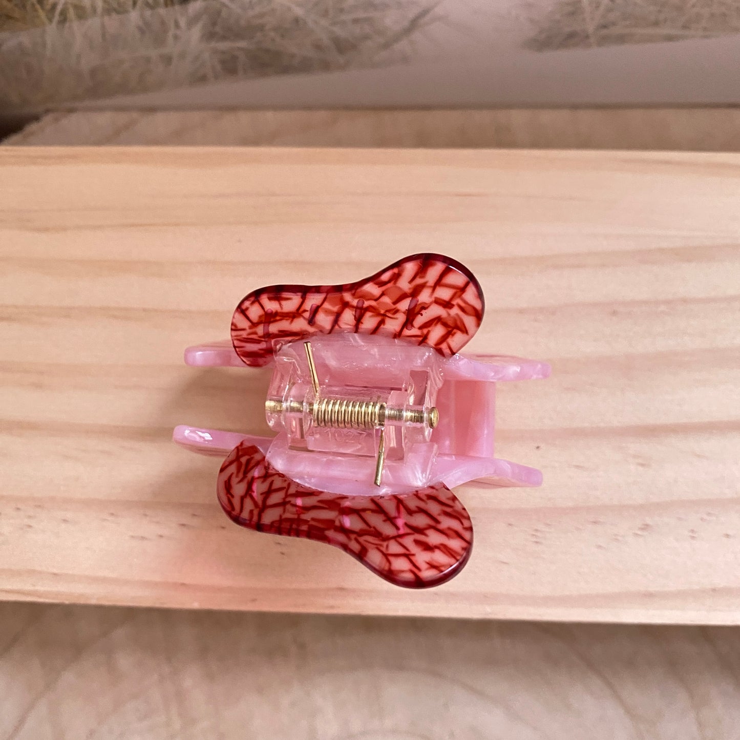 Haarklammer Fisch -Rosa-