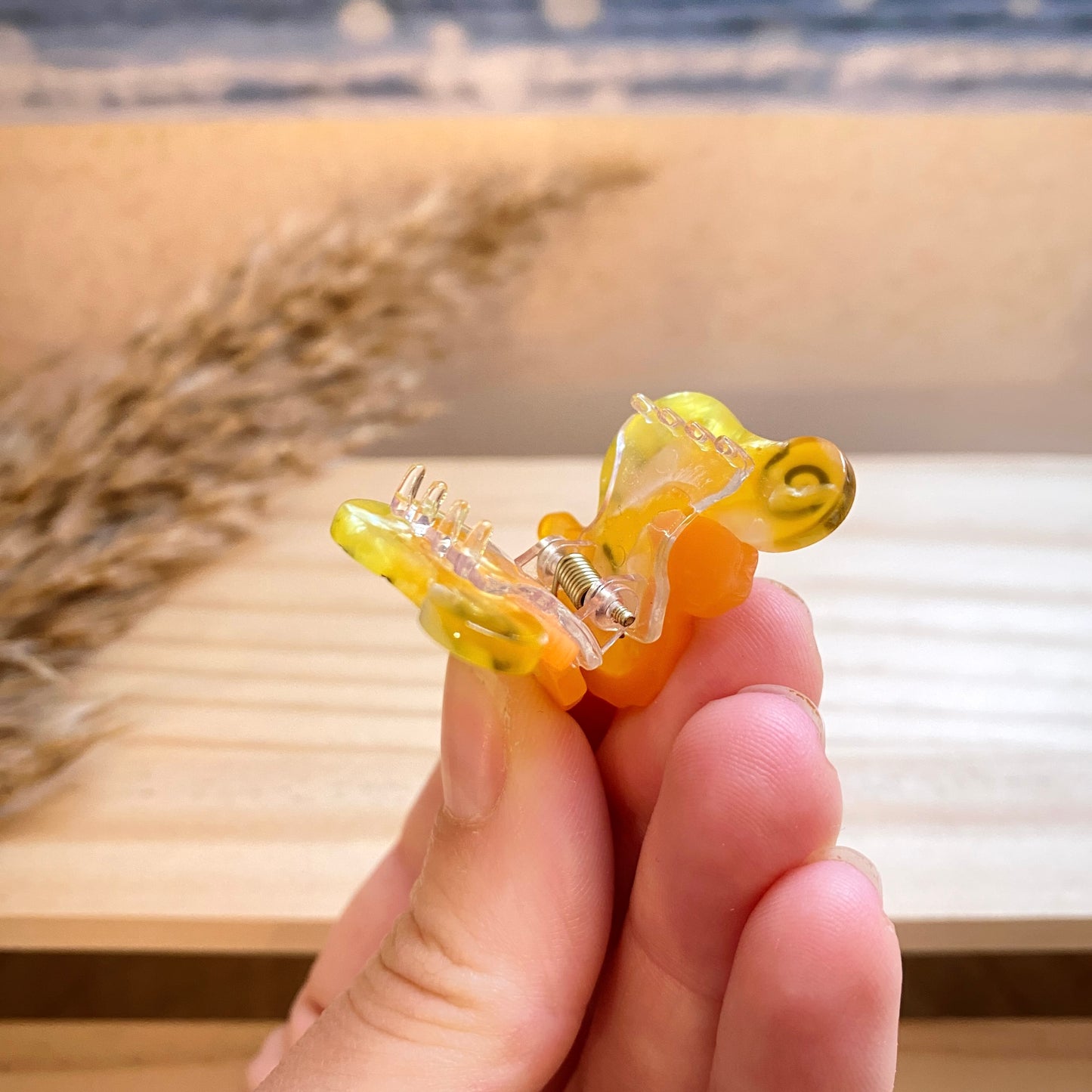 Haarklammer klein -Seepferdchen-
