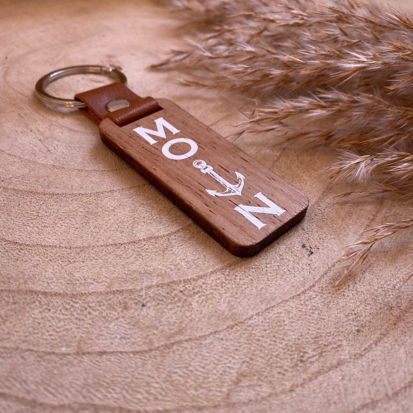 Schlüsselanhänger Holz -Moin-