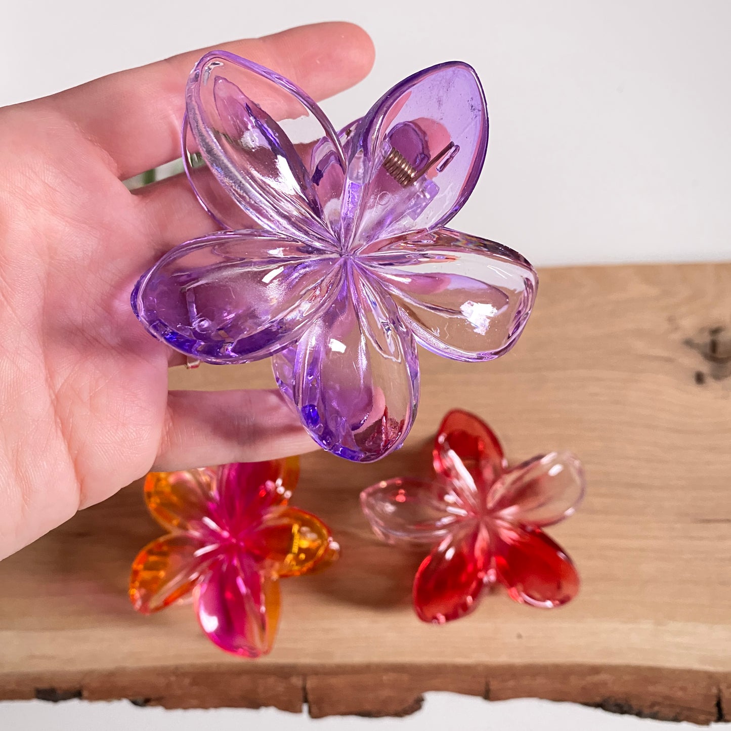 Haarklammer Flower -Verlauf-
