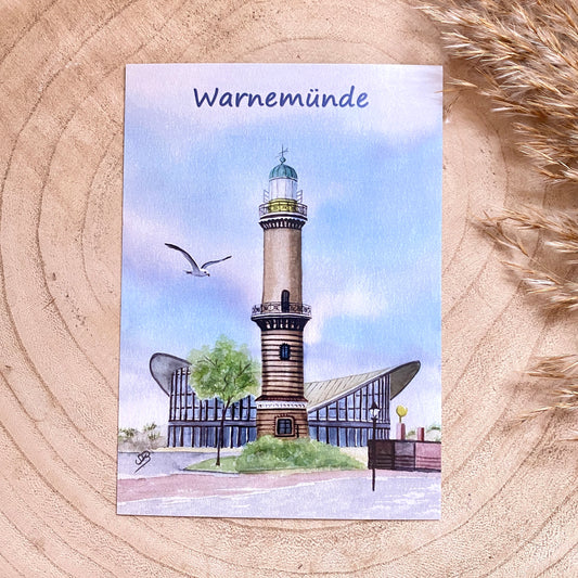 Karte -Warnemünde/Teepott H-