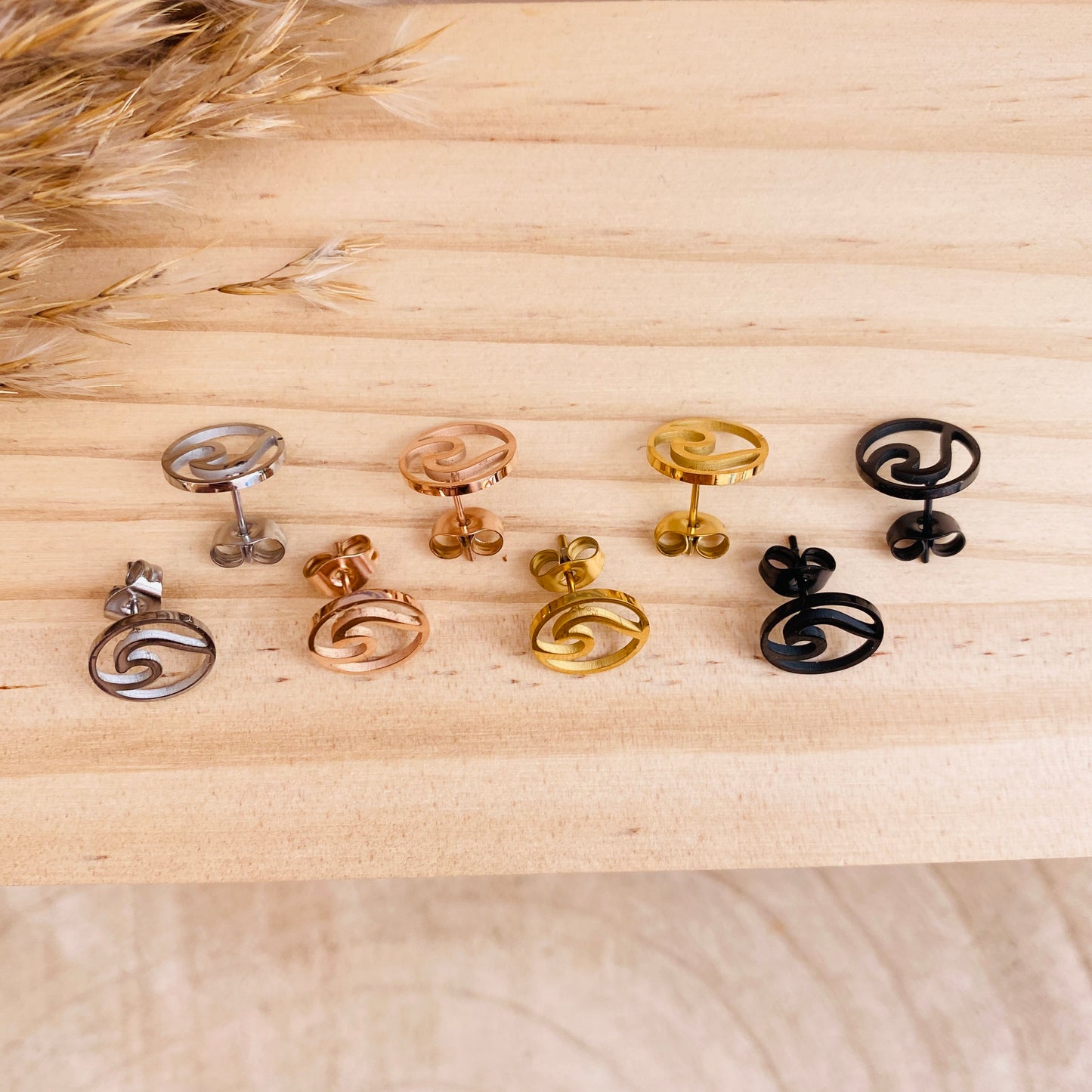 Ohrstecker Edelstahl -Welle-