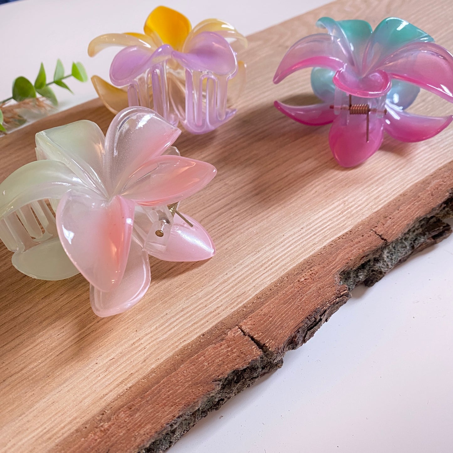 Haarklammer Flower -Pastell-