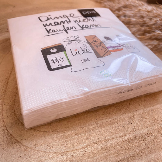 Servietten 25x25 cm -Dinge nicht kaufen-