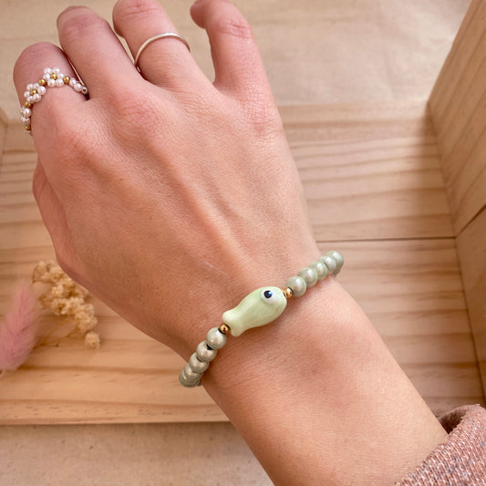 Armband elast. Fisch Zauberperle