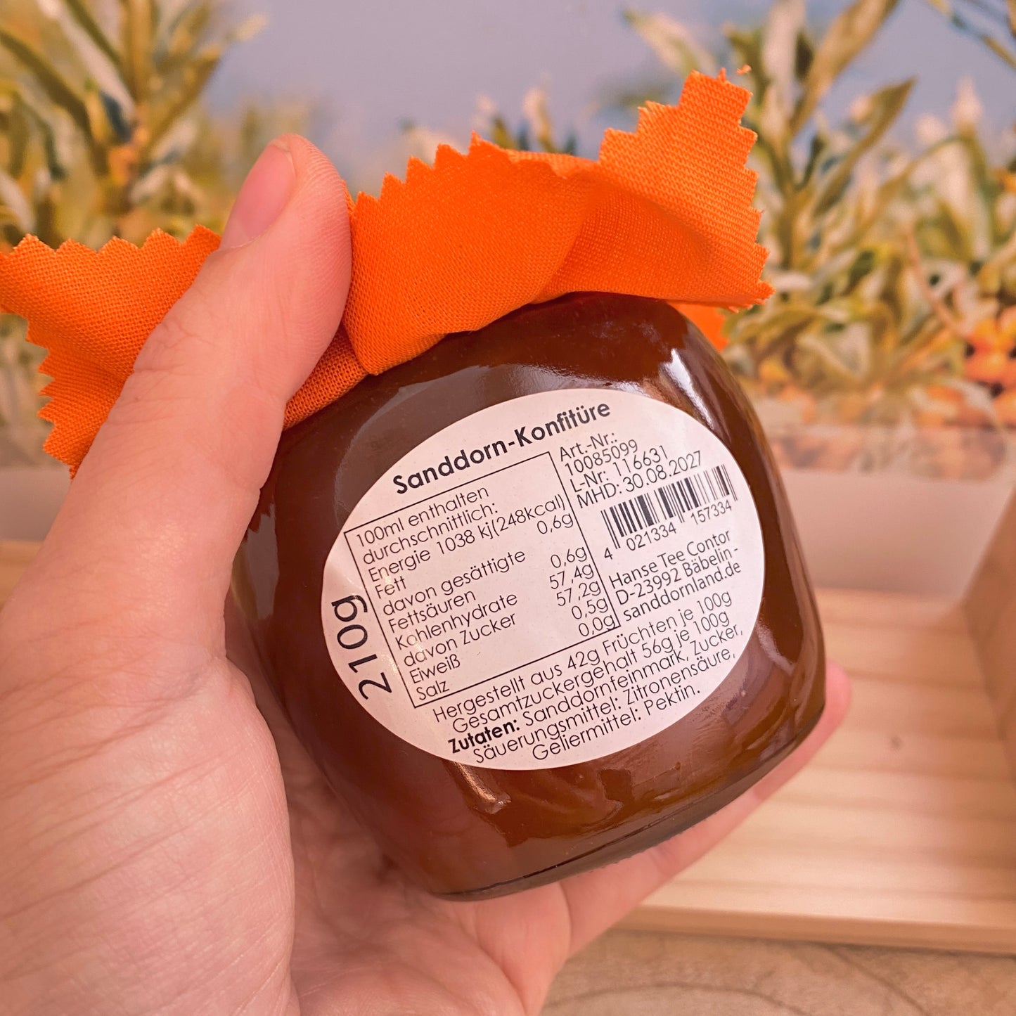 Sanddorn Pur Konfitüre 230g